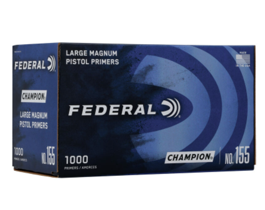 Federal Large Pistol Magnum Primers No 155 Box Of 1000 image 0